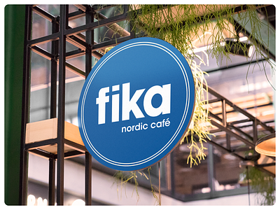 Fika Nordic Café – For Sale branding cafe coffee finland for sale identity logo modern nordic norway scandinavian sweden
