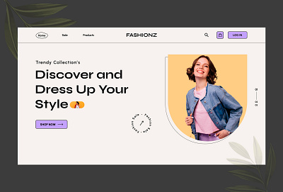 Ecommerce Website animation graphic design ui