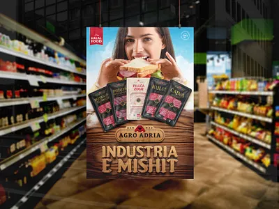 Meat Poster Design branding design flyer food logo meat poster print