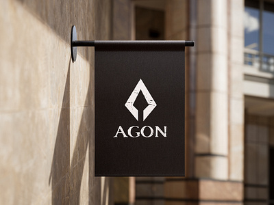 Gaming logo design - AGON agon branding gaming gaming logo graphic design logo serif logo