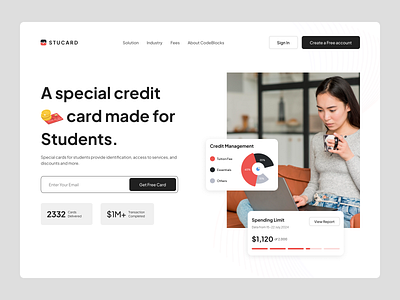 Finance Website creative design finance students ui uiux