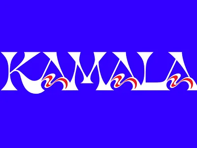 Kamala 2024 democracy democrats election kamala kamala harris lettering logo modern political political logo stripes typography