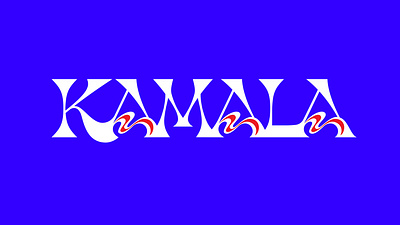 Kamala 2024 democracy democrats election kamala kamala harris lettering logo modern political political logo stripes typography