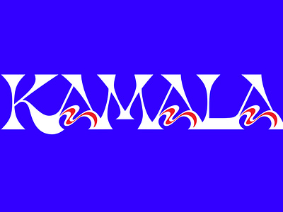 Kamala 2024 democracy democrats election kamala kamala harris lettering logo modern political political logo stripes typography