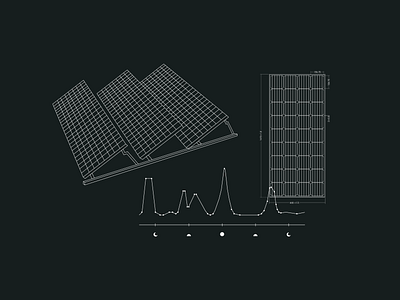 Mylight150 — Graphic design brand identity branding energy graphic graphic design illustration solar energy solar panel technology visual identity