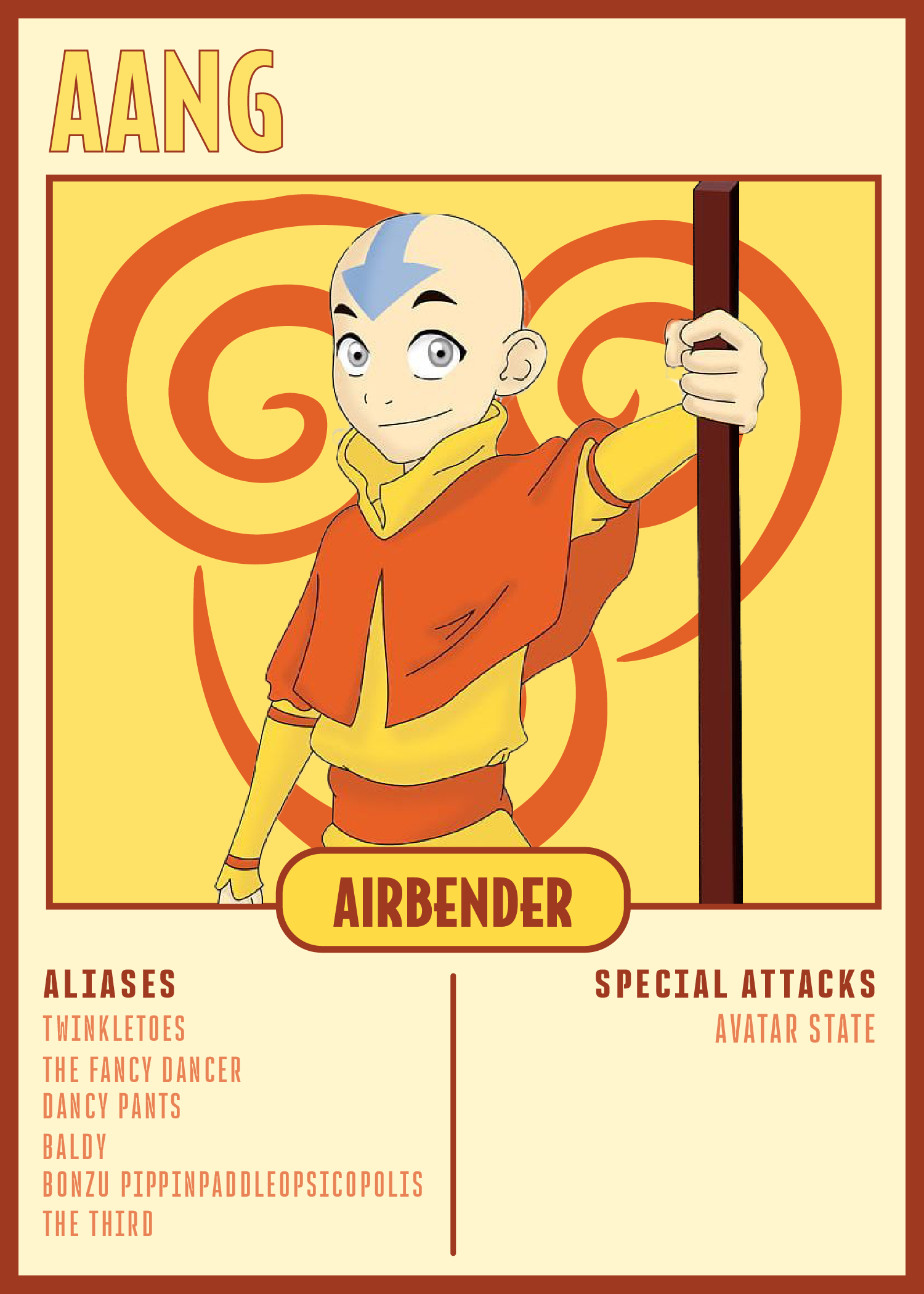 Example of Avatar: The Last Airbender Trading Cards
