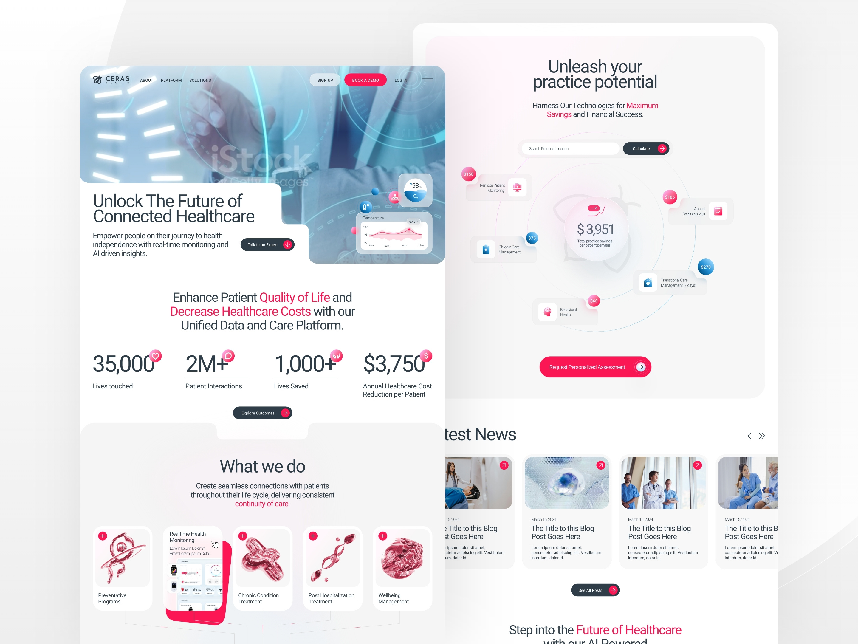 Example of Website Design & Development