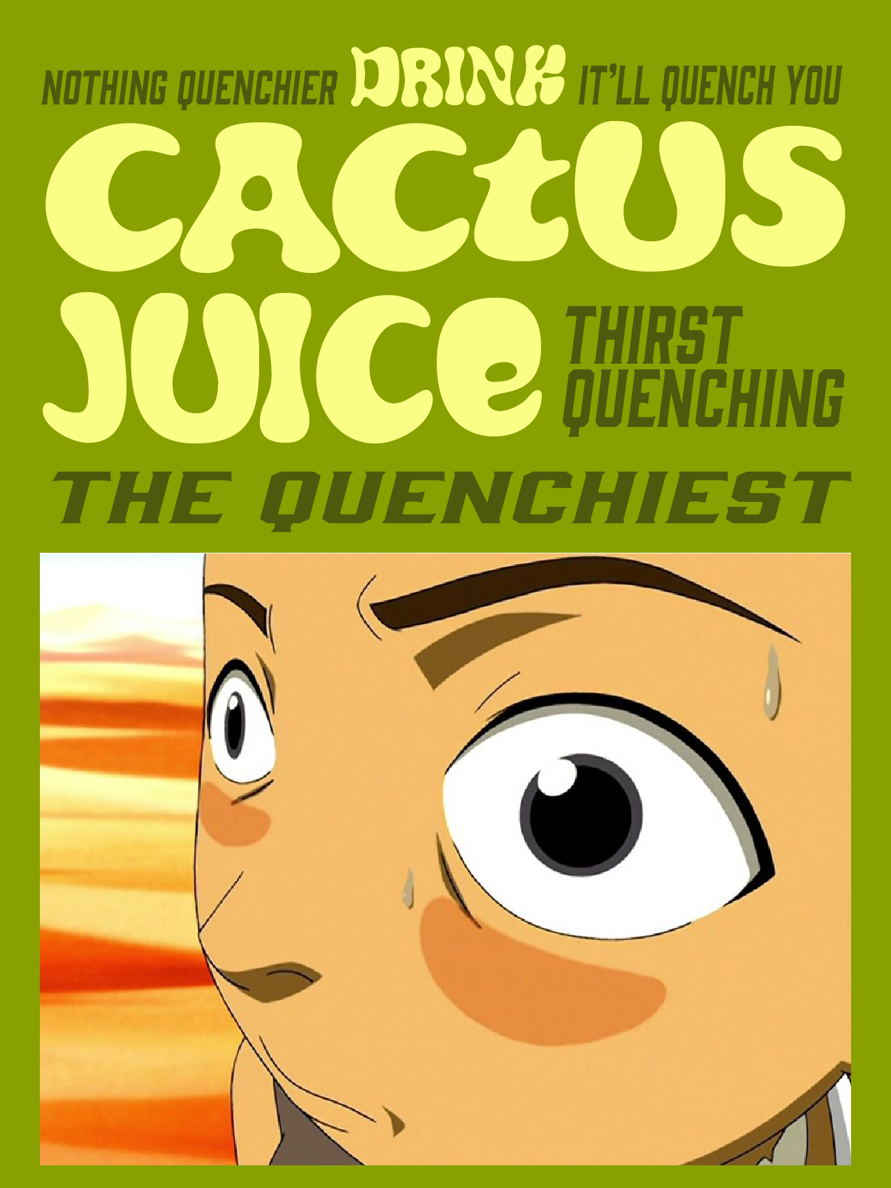 Example of Cactus Juice Poster