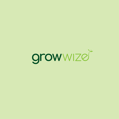 growwize design icon logo modern