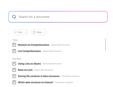 Search bar - Sort and filter date date and time empty state figma filter filters product design quick search recent searches search search bar search menu searchbar sort sorting time ui ui design user interface ux