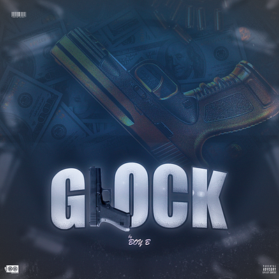 COVER ART / ARTWORK - ROYALTY - GLOCK (BOY B) cover art graphic design jociel rafael rap