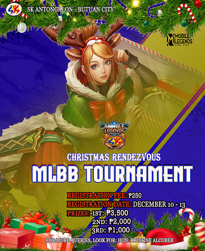 Mobile Legend Tournament Graphics Layout graphic design mlbb tournament