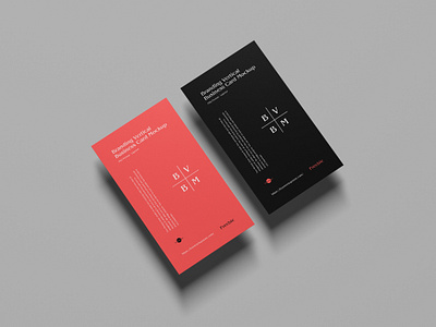 Free Vertical Business Card Mockup business card mockup