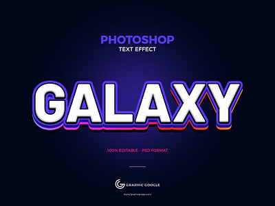 Free Galaxy Photoshop Text Effect text effect
