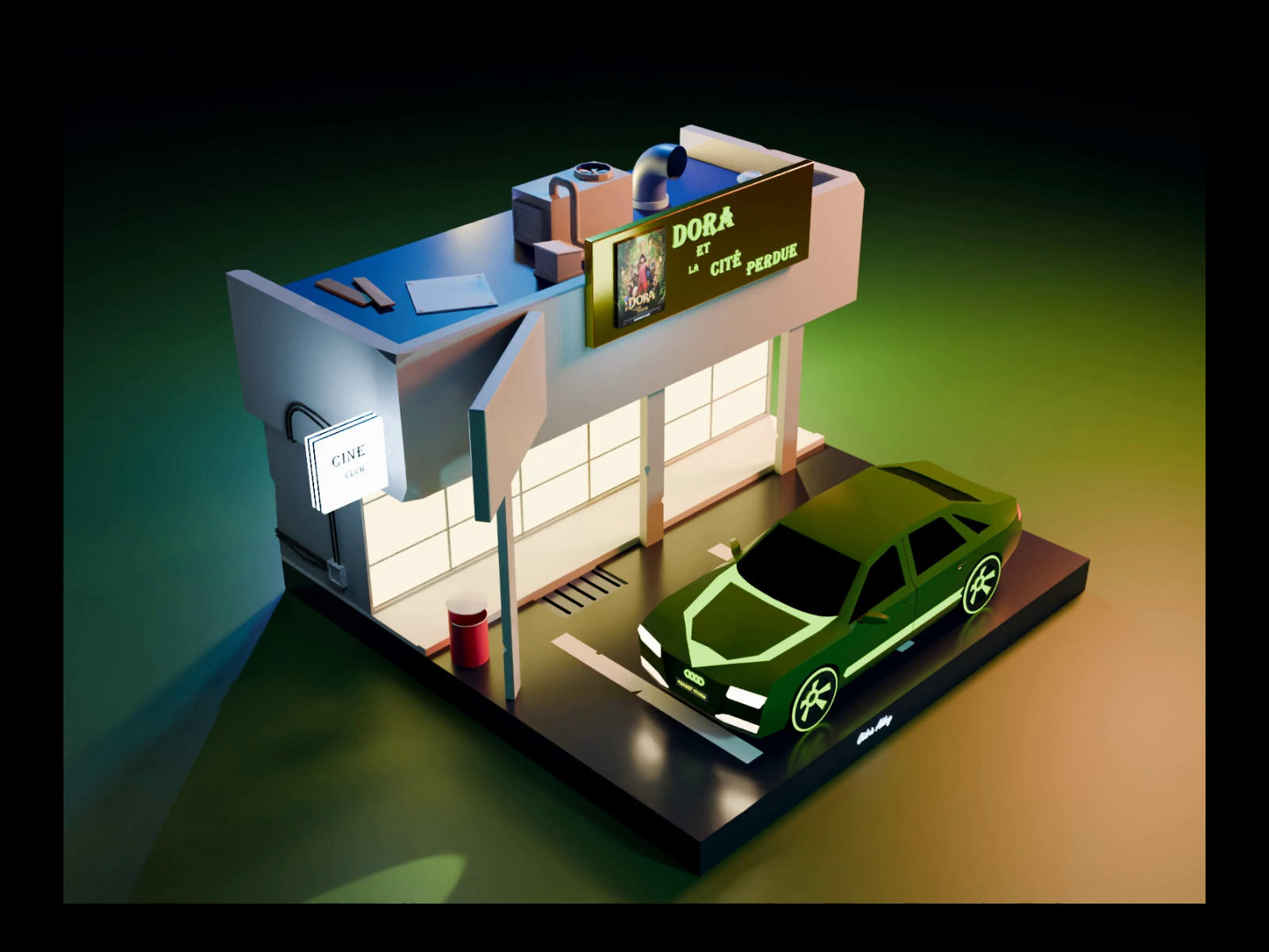 Example of 3D Ilustration And Short Animation