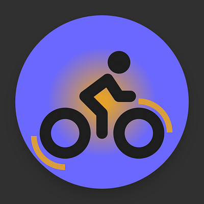 DailyUI #005 #DailyUI - Biking App Icon app bicycle dailyui icon