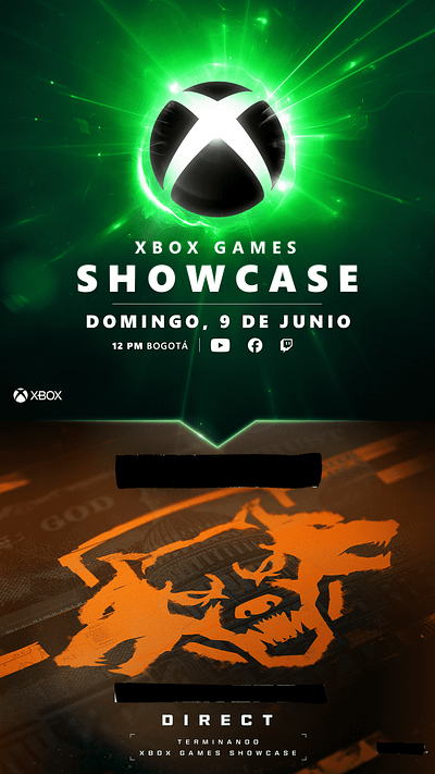 Xbox LATAM. Materiales Xbox Showcase 2024