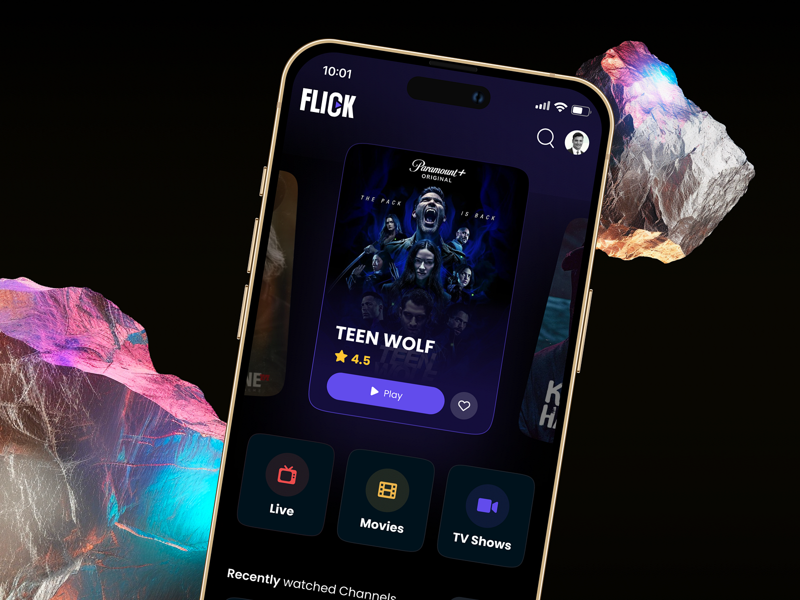 Flick Home Screen | UI/UX Design by Ghassan Hani on Dribbble