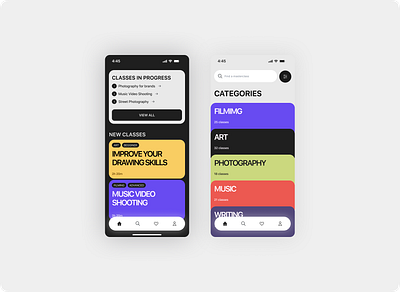 Moblie app for studying concept dailyui internsheep redesign study app uiclub uishot