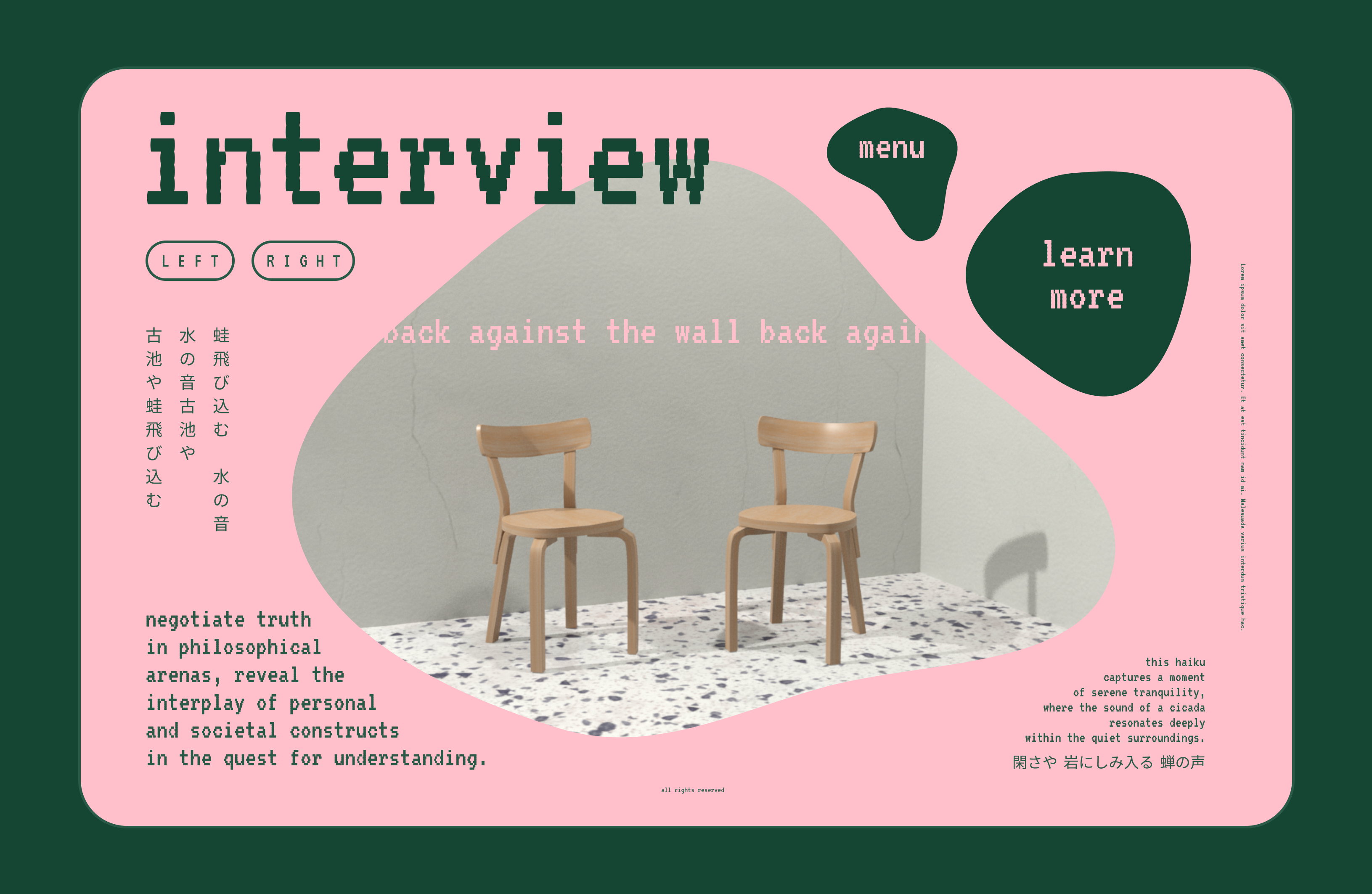 Website - UI Design & 3D Design