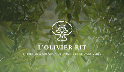 L'Olivier rit branding charte graphique landscaper paysagiste webflow