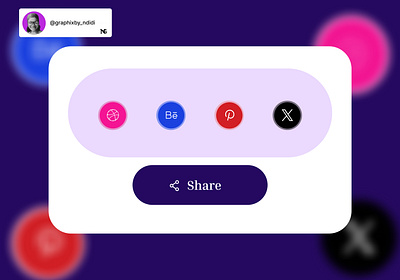 Social Share Button/Icon ui