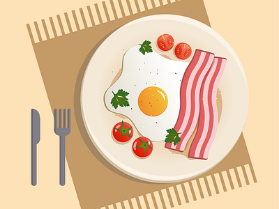 Breakfast illustration artwork blog branding design flat illustration food food art food illustration graphic design illustration vector vector graphics