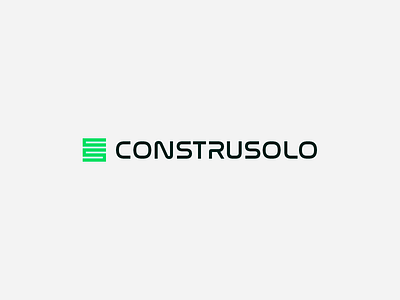 Construsolo brand brand identity branding constructor construtora green logo logotype