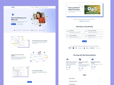 Case study: Company Website. Product Page clean design clean ui interface landing product page ui ux website