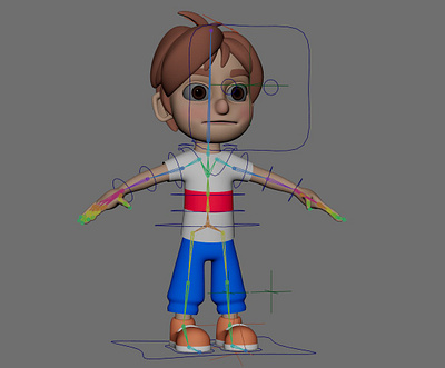 Character l Kid 3d 3d character 3d design animation blender character character design game art maya