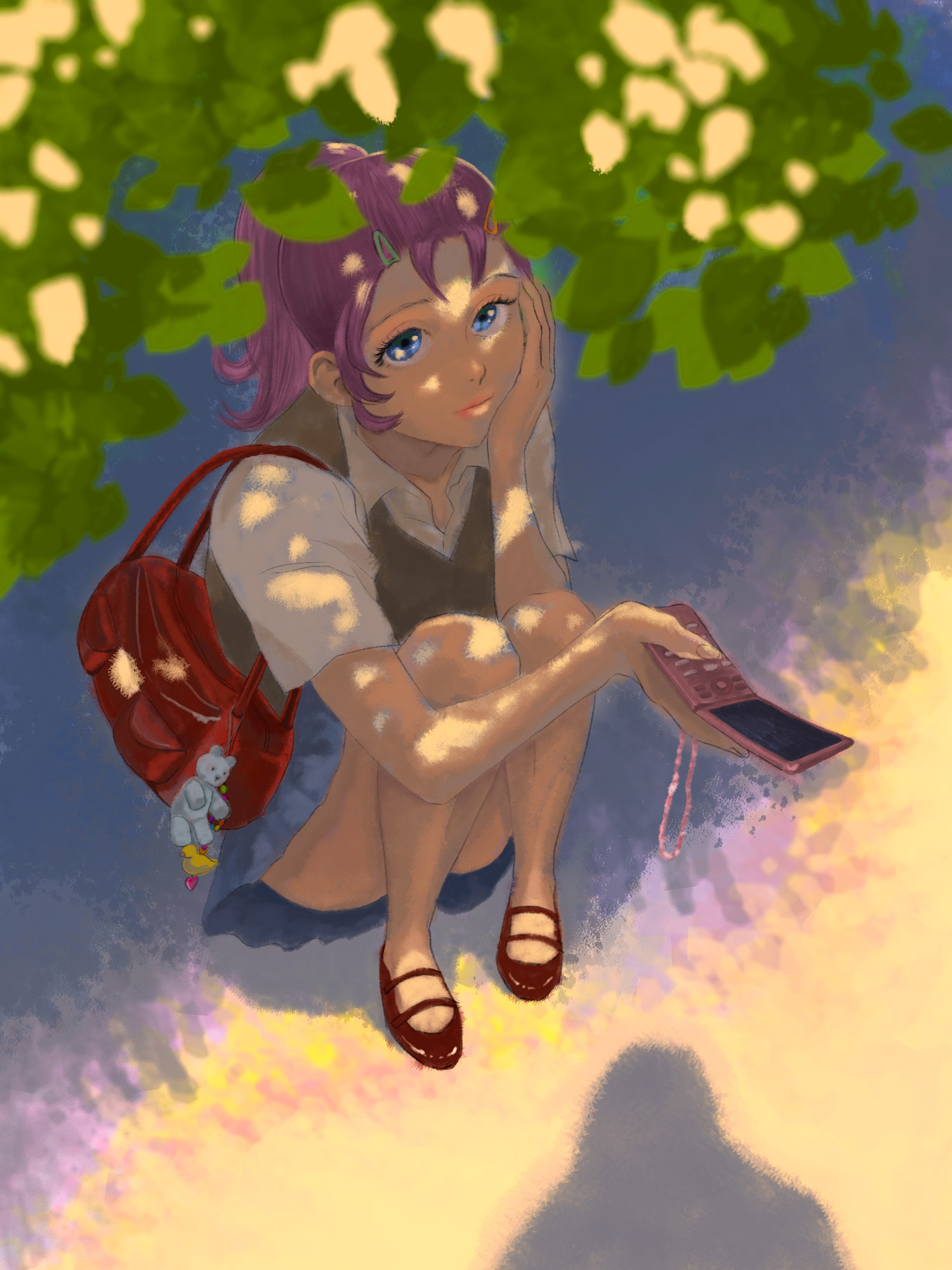 Art and animation of school girl 2d animation animation anime art character animation girl manga motion graphics