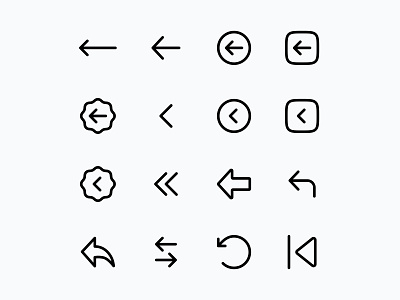 Arrows ⬅️ design icon icon set icons minimal saas ui web design