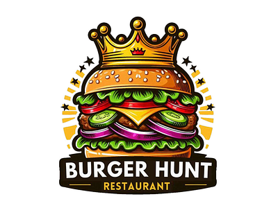 Burger Hunt | Logo, Branding, Packaging branding graphic design logo