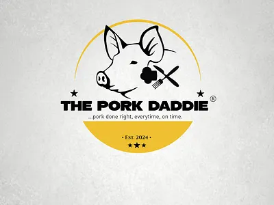 The Pork Daddie app branding design graphic design illustration logo typography ui ux vector