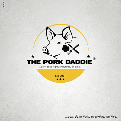 The Pork Daddie app branding design graphic design illustration logo typography ui ux vector