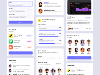 TaskMaster Pro animation dashboard features modern design productivity progress project management project sharing project tracking task task tracking ui