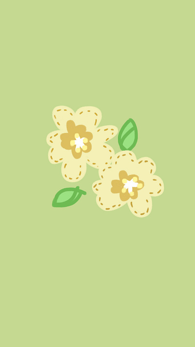 Yellow Flowers illustration