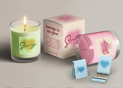 Scenery Candle - Branding art box packing brand design brand identity branding candle creative design designer graphic design graphics illustrator logo mockup packaging photoshop typography vector visual identity