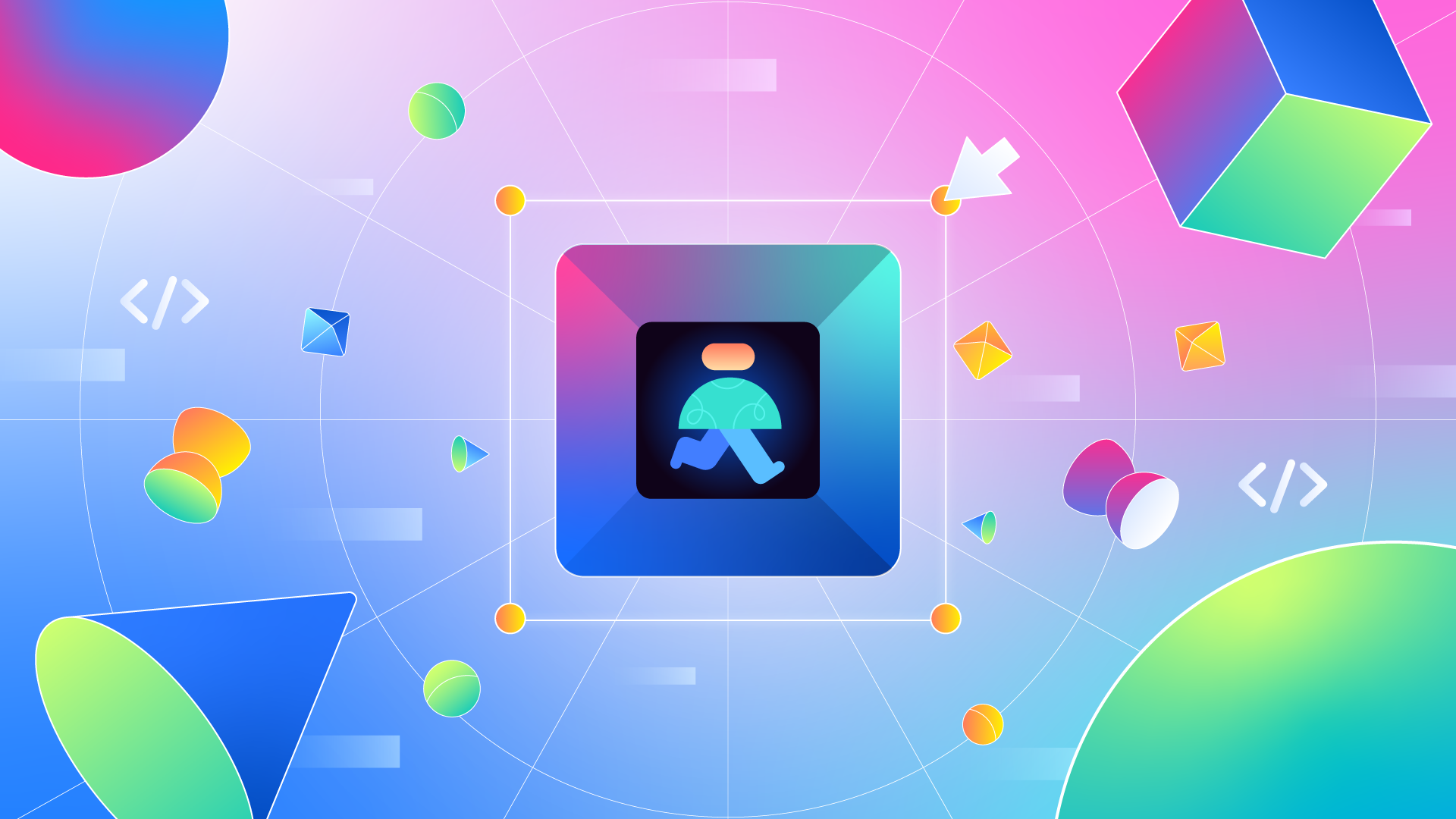 Web Animations animation character code cursor design geometric illustration interactive keyframes lottie motion design motion graphics rive thelittlelabs web animation