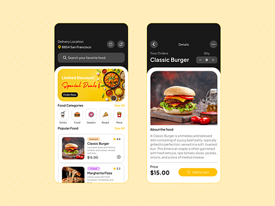 Food Ordering App android app app design app ui apple appmaking food food app food ordering app ios mobile app ordering ordering foods uiux ux