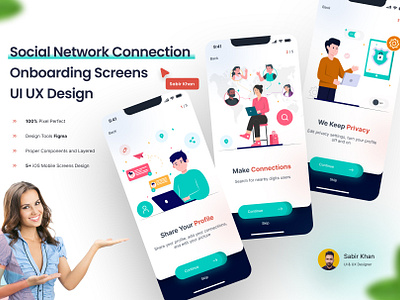 Social Network Connection App Onboarding Screens connectionillustration connectonboarding creativemarket datingonboarding designtrend dribbble filteronboarding freedesign illustrations instagram mediaonboarding networkillustration networkonboarding onboardingscreen socialillutration socialmedia socialnetwork socialonboarding uitrends viraldesigntrend