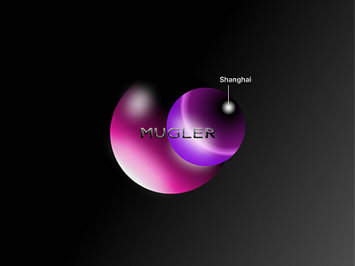 Mugler chose Shanghai. branding data visualization design ui