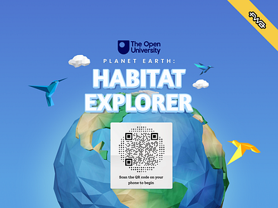 Habitat Explorer | FWA Site Of The Day 3d ar augmented reality bbc bbc one habitat low poly mobile mobile ar nature planet earth ui ux