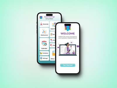 Medical App UI design app ui medical app ui ui design