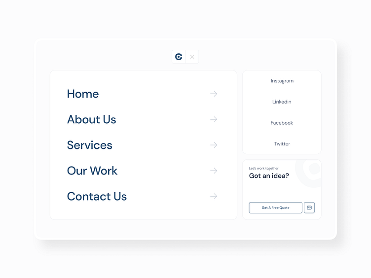 OpenCore - Landing Page Menu UI UX Design by Sameer Siddiqui on Dribbble