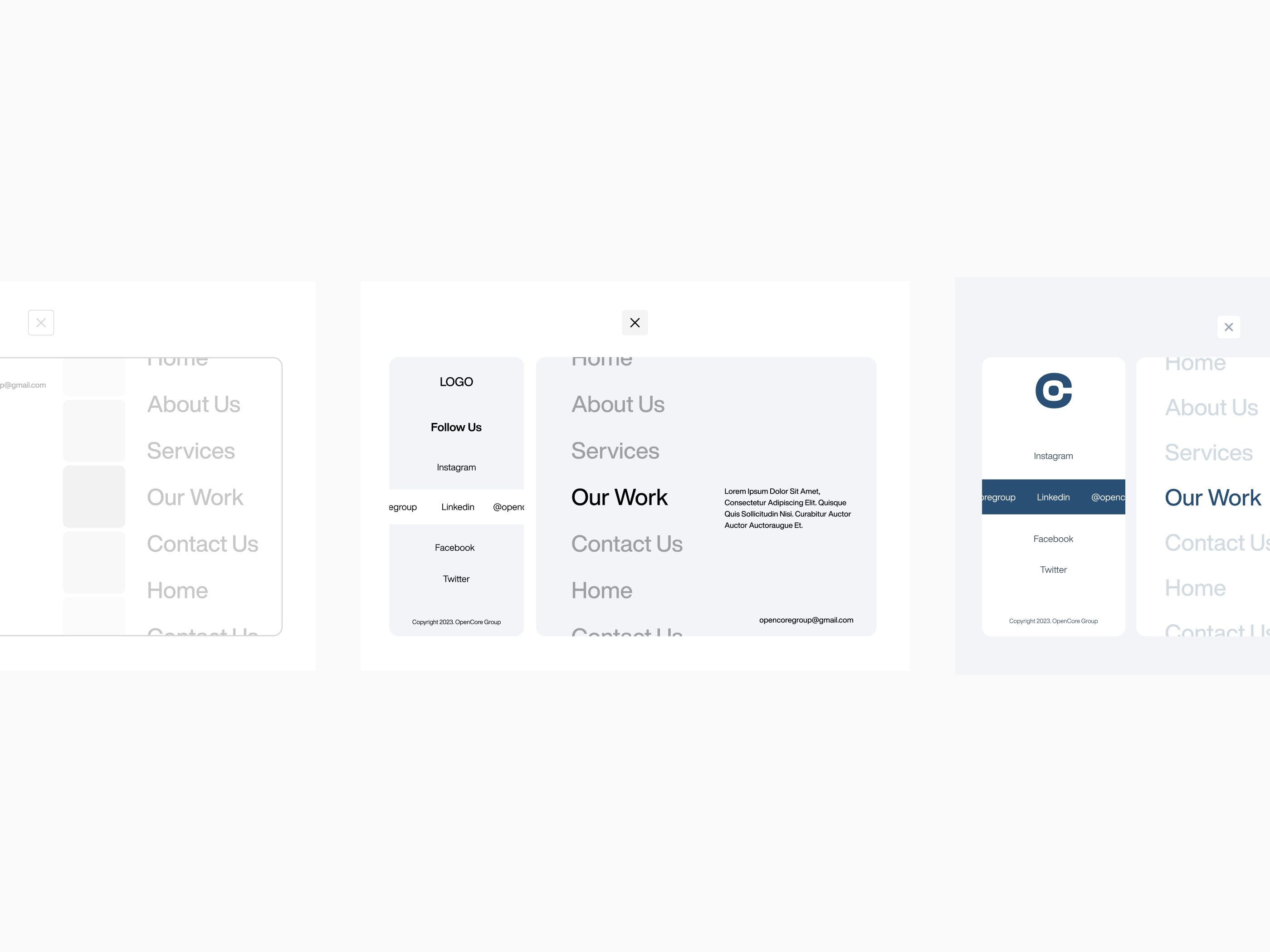 OpenCore - Landing Page Menu UI UX Design by Sameer Siddiqui on Dribbble