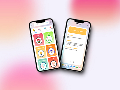 Quotes app UI design ui