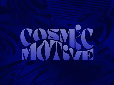 Cosmic Motive Typography design illustration mobile product typography ui ui design ux web web design