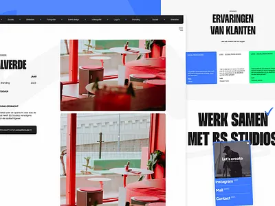 Graphic design agency - portfolio project page branding design design agency figma graphic design portfolio ui ux webdesign website