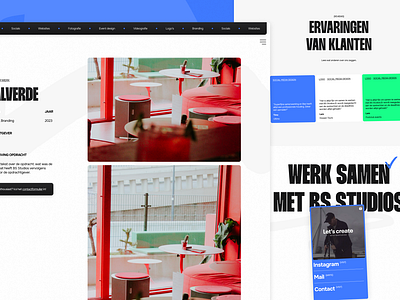 Graphic design agency - portfolio project page branding design design agency figma graphic design portfolio ui ux webdesign website